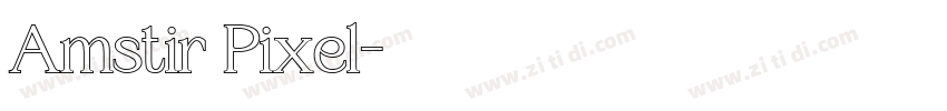 Amstir Pixel字体转换